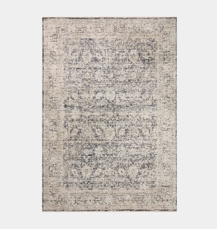 elegant carpet for home improvement-Alie ALE-05 Charcoal / Beige Area Rug