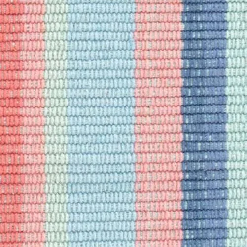 affordable soft carpet for office-Aruba Stripe Handwoven Cotton Rug Swatch