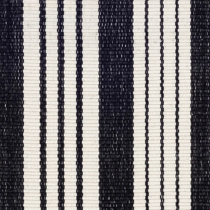 easy-to-clean carpet for home spaces-Birmingham Black Handwoven Cotton Rug Swatch