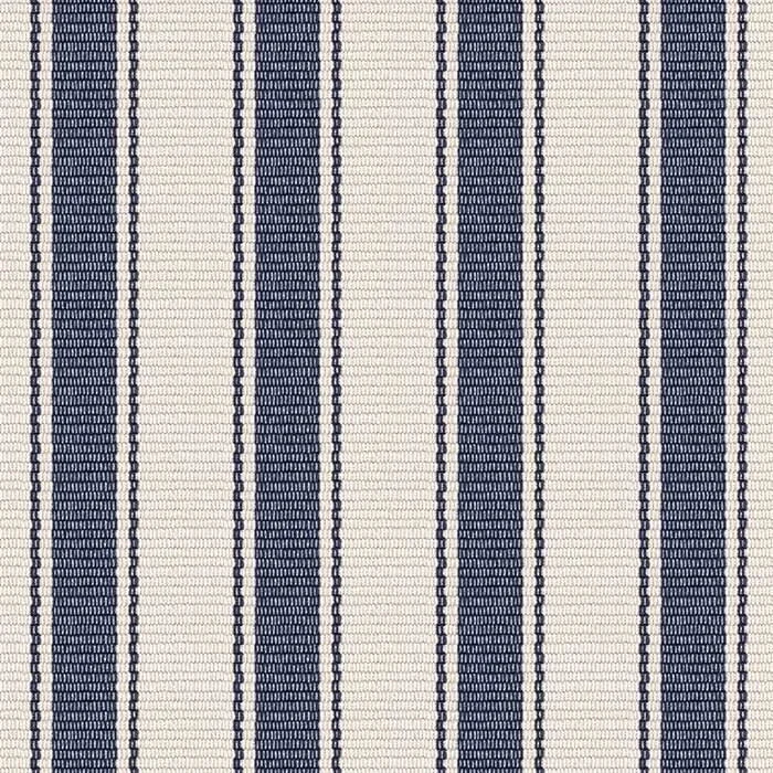 soft wool carpets for high-end apartments-Blue Awning Stripe Machine Washable Rug Swatch