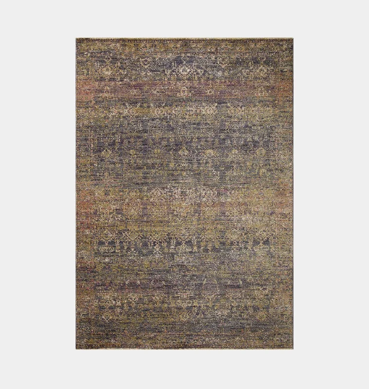 plush carpet for bathroom-Bradbury BRU-05 Ink / Multi Area Rug