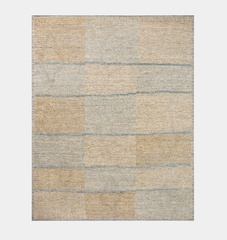 durable and comfortable carpet for bedrooms-Briyana BRI-02  Sky / Wheat Area Rug