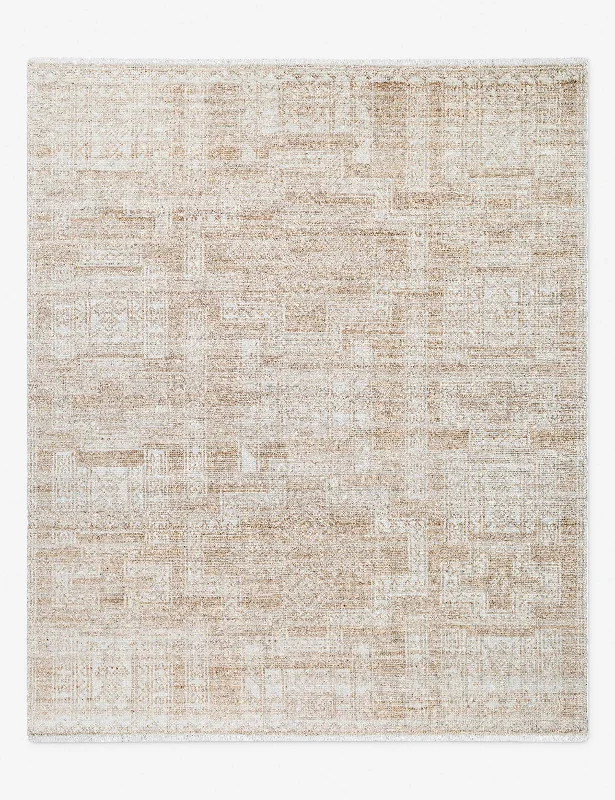 soft area carpet for hallways-Caylee Hand-Knotted Wool Moroccan-Style Rug