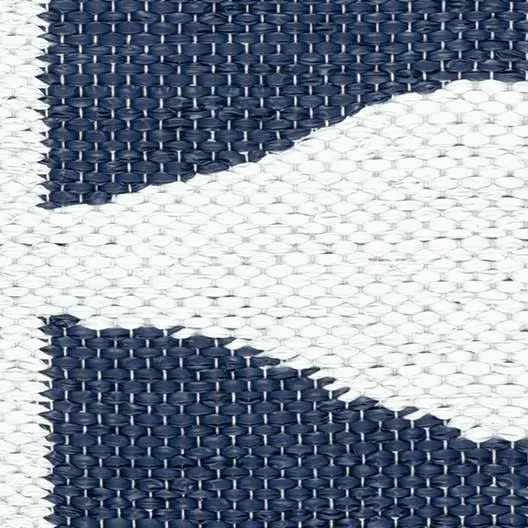 eco wool carpets for green homes-Circuit Navy Handwoven Indoor/Outdoor Rug Swatch