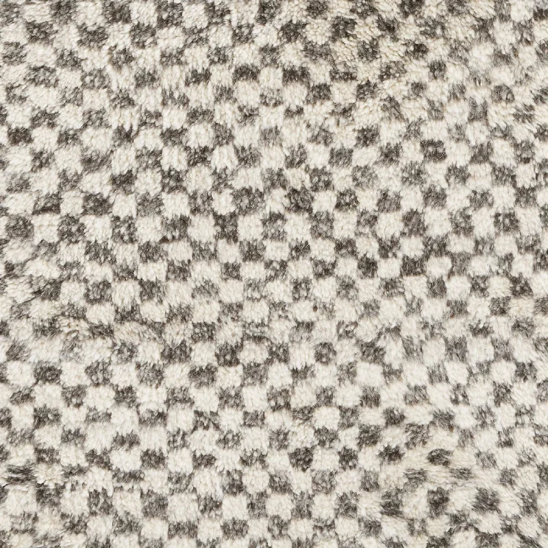 home carpet options with modern designs-Citra Grey Hand Knotted Wool Rug Swatch