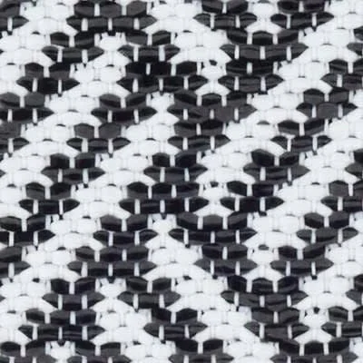 eco-friendly carpet options-Crisscross Black Handwoven Indoor/Outdoor Rug Swatch