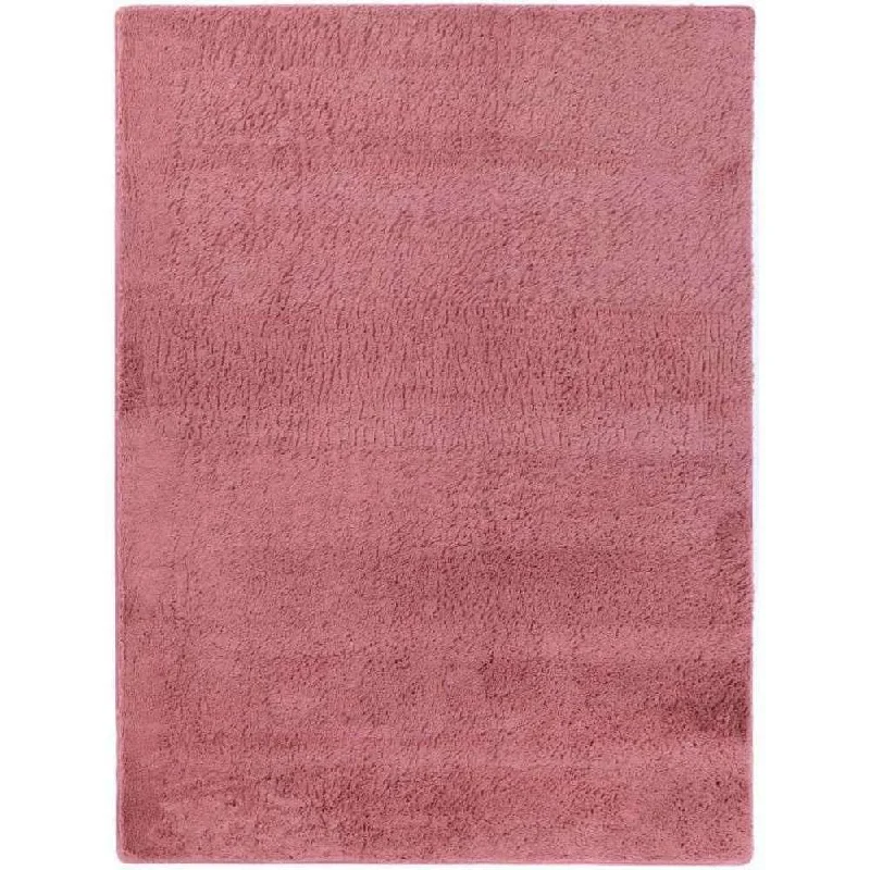 large custom carpet for open floor plan-Decor Fluffy Shaggy Rug 160 x 230cm Rose