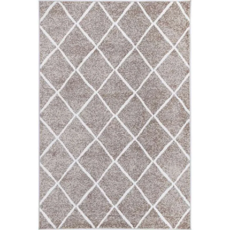 wool carpets for cold weather-Decor Kimberley Rug 200 x 290cm Mocha