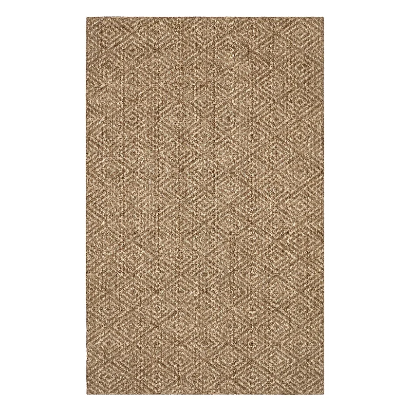 carpet with modern patterns for home-Dixon Natural Woven Sisal Custom Rug