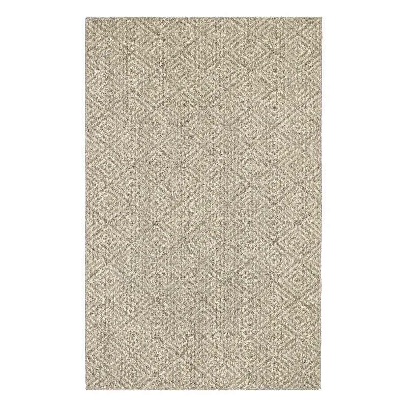 home carpet options with modern designs-Dixon Silver Woven Sisal Custom Rug