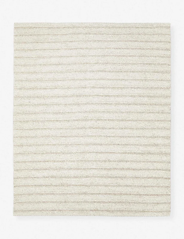 premium plush carpet for living room-Estie Handwoven Wool-Blend Rug