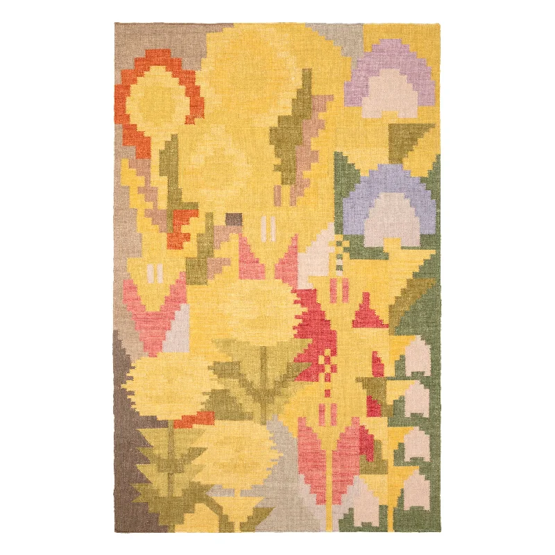 luxury carpets for modern home spaces-Eternal Spring Handwoven Wool Rug