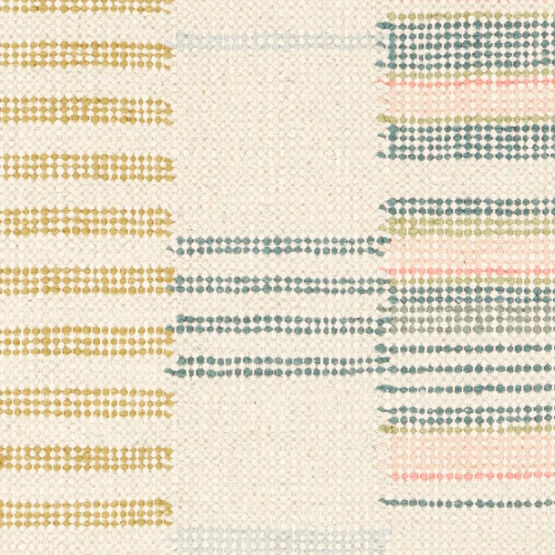 colorful rug and carpet for modern decor-Gemma Juniper Hand Loom Knotted Cotton Rug Swatch