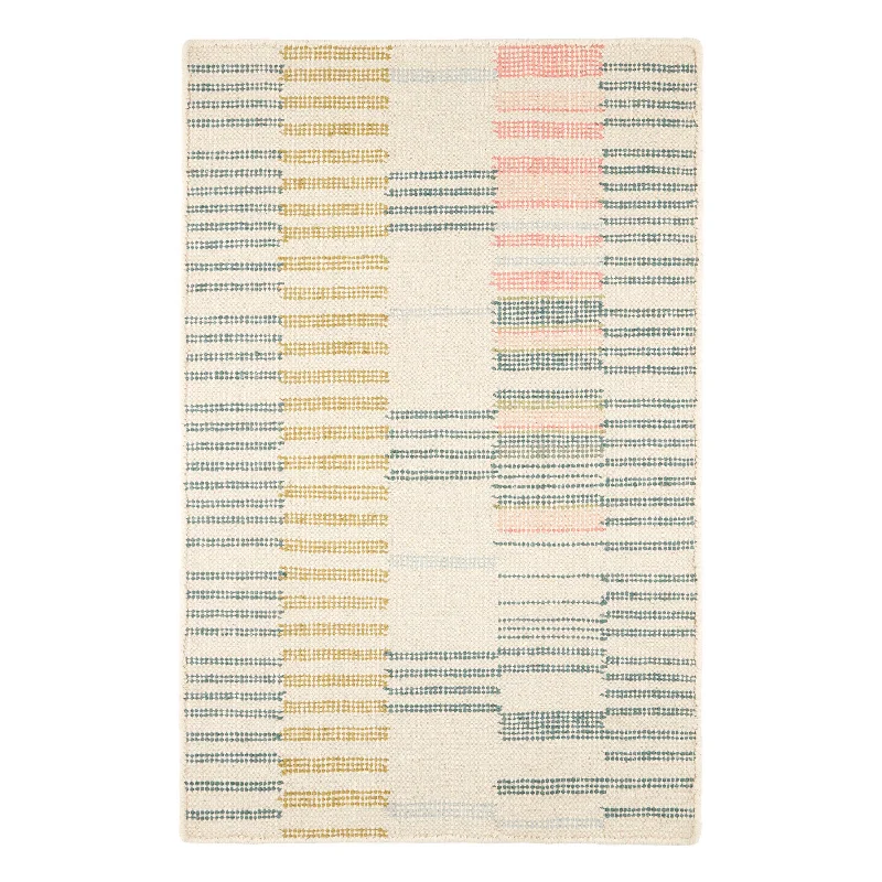 carpet for home improvement projects-Gemma Juniper Hand Loom Knotted Cotton Rug