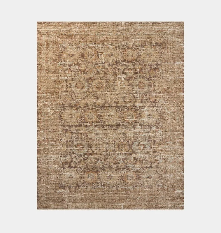 affordable plush carpet for bedroom-Heritage HER-02 Bark / Multi Area Rug