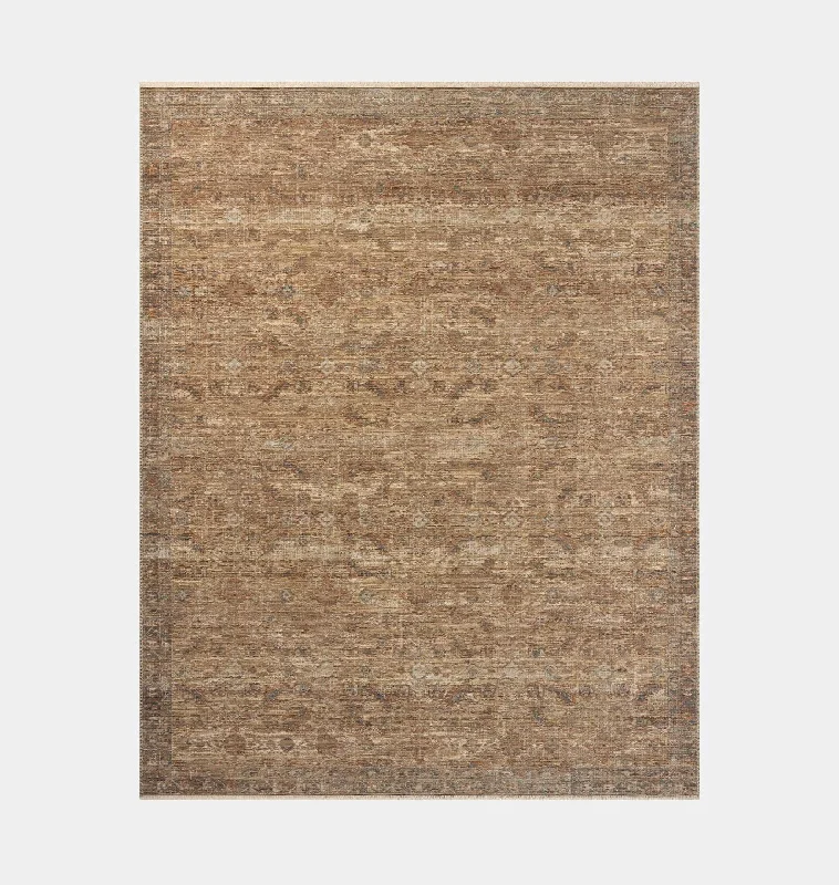 plush carpet tiles for comfortable spaces-Heritage HER-13 Natural / Mist Area Rug