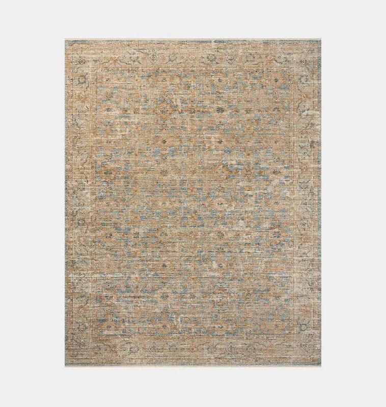 carpet runner for entryway-Heritage HER-15 Ocean / Sand Area Rug