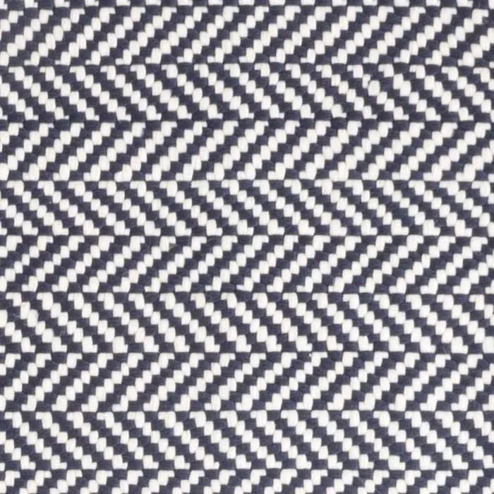 plush wool carpet for children’s rooms-Herringbone Navy/Ivory Handwoven Indoor/Outdoor Custom Rug Swatch