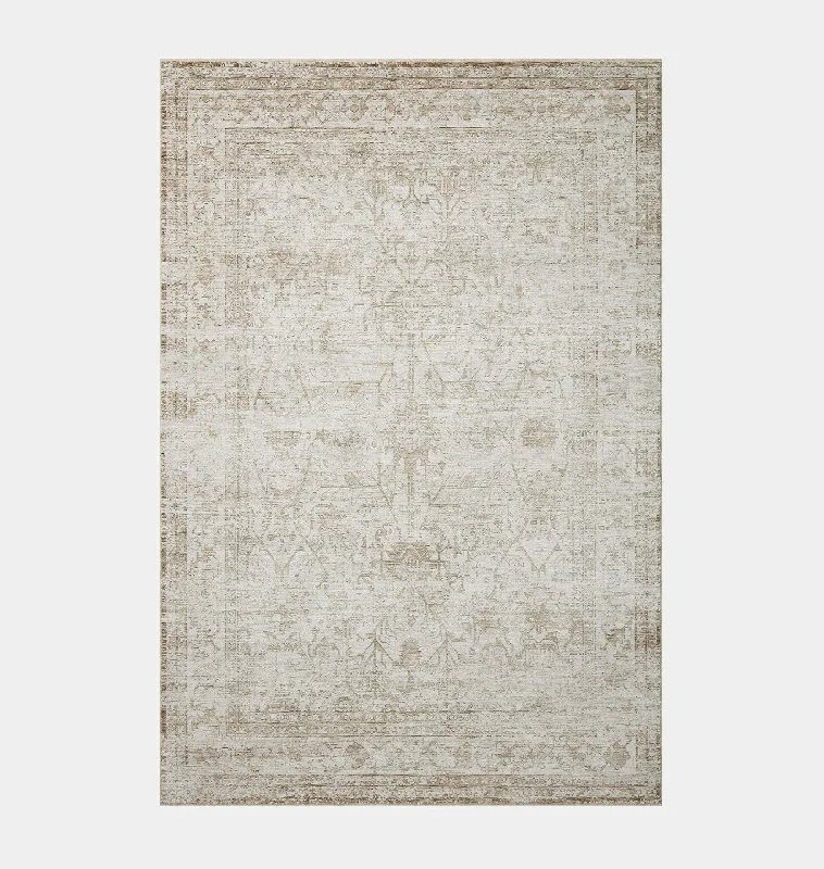 carpet installation services for large spaces-Honora HON-01 Ivory / Natural Area Rug