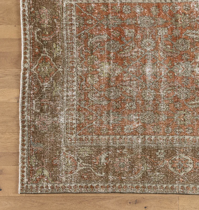 eco-friendly carpet tiles for modern spaces-Vintage Jaffa Rug 5'3" x 9'1"