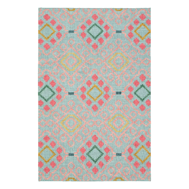 pet-friendly carpets for home use-Jelly Roll Multi Handwoven Wool Rug