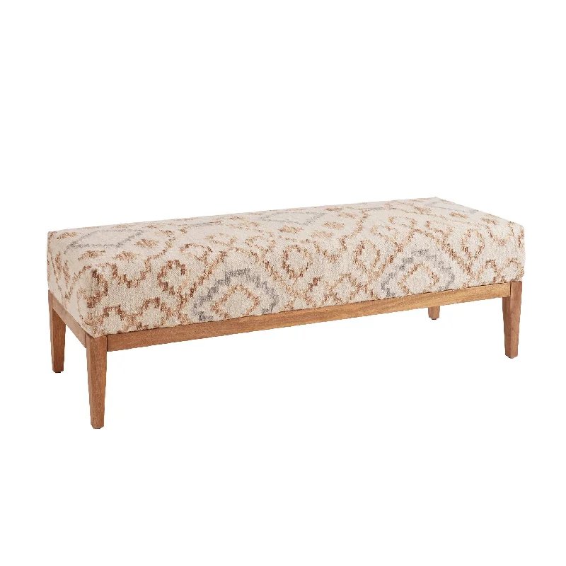 large area carpet for living rooms-Jelly Roll Sky Freida Rug Bench