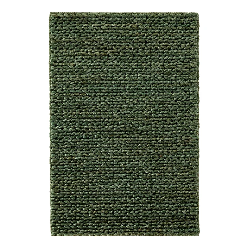 non-slip carpet for areas with kids-Jute Handwoven Evergreen Rug