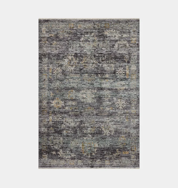 elegant carpet for home improvement-Katherine KES-04 Ink / Jade Area Rug