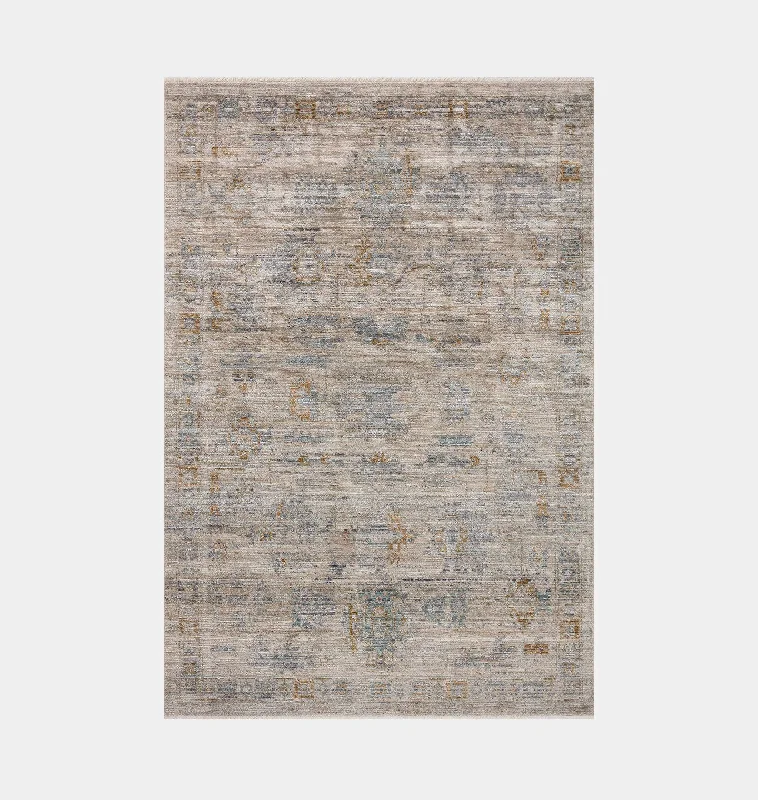 premium carpets for interior design-Katherine KES-04 Pebble / Ocean Area Rug