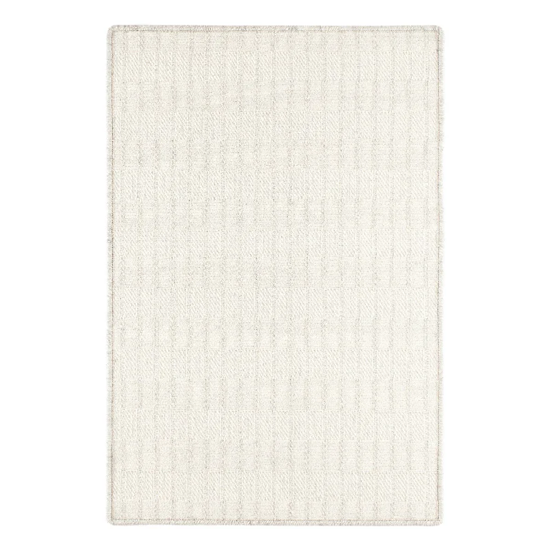 eco-friendly rugs and carpet for homes-Lane Ivory Woven Wool Custom Rug