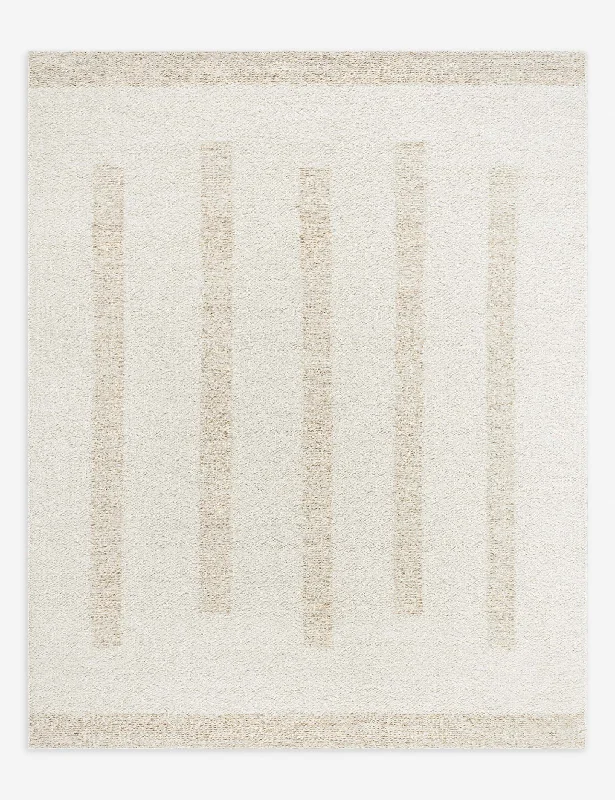 wool blend carpets for modern spaces-Leandre Hand-Knotted Wool Rug