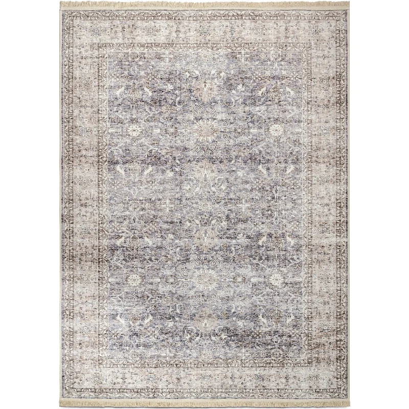 thick carpet tiles for home office-Lisa - Grey/Multi