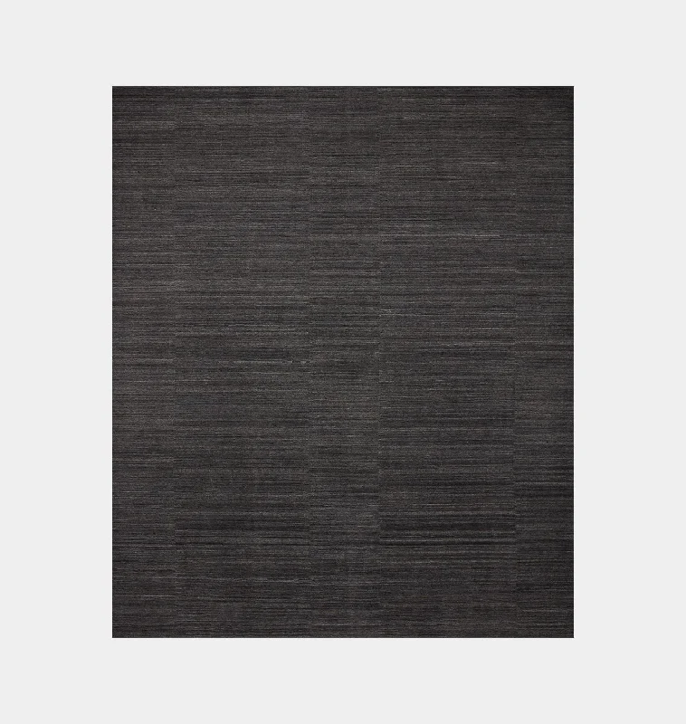 vibrant colored carpet for office-Lou LOX-01 Charcoal Area Rug