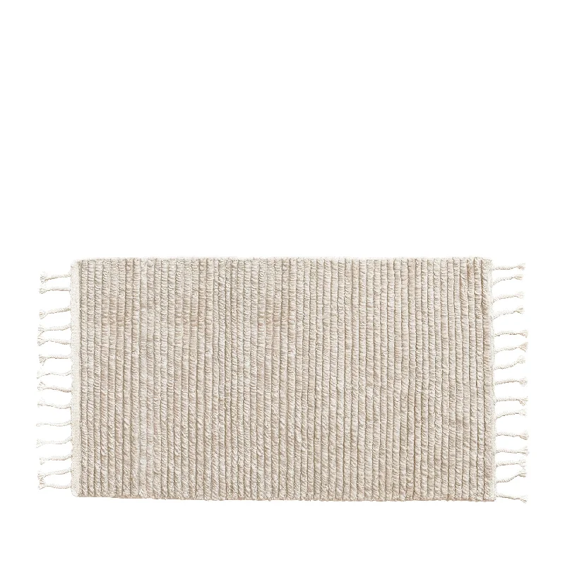 easy-to-maintain carpet for busy lifestyles-Malawi Rug in Oatmeal 31" W x 55" L