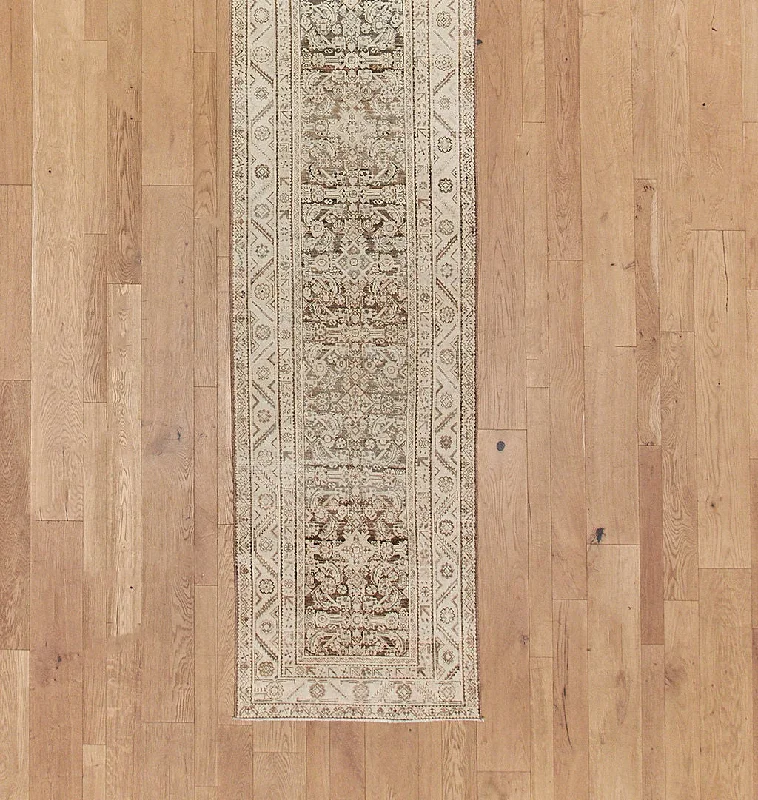 textured carpet for contemporary home-Vintage Malayer Rug 16'0" x 3'0"