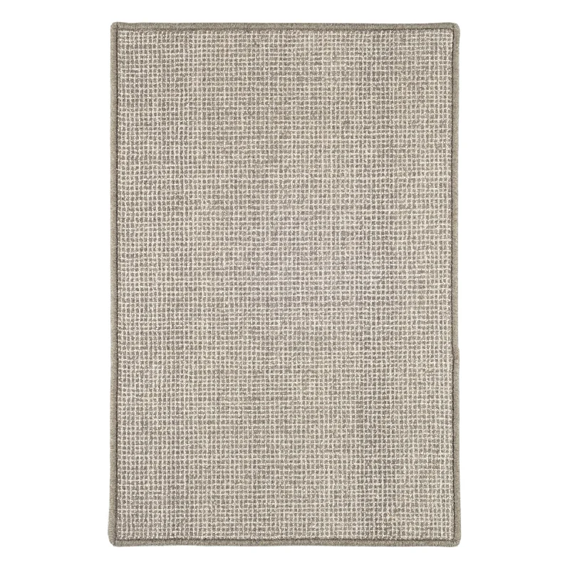 light grey carpet for bedroom-Matrix Grey Hand Tufted Wool Custom Rug