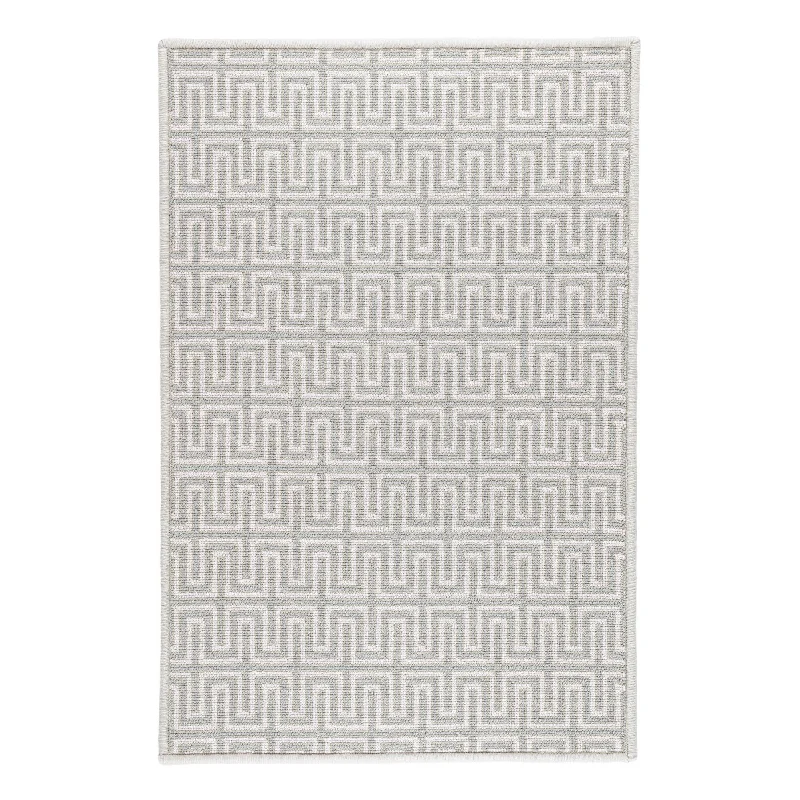 luxury carpets for high-end homes-Maze Pale Blue Woven Wool Custom Rug