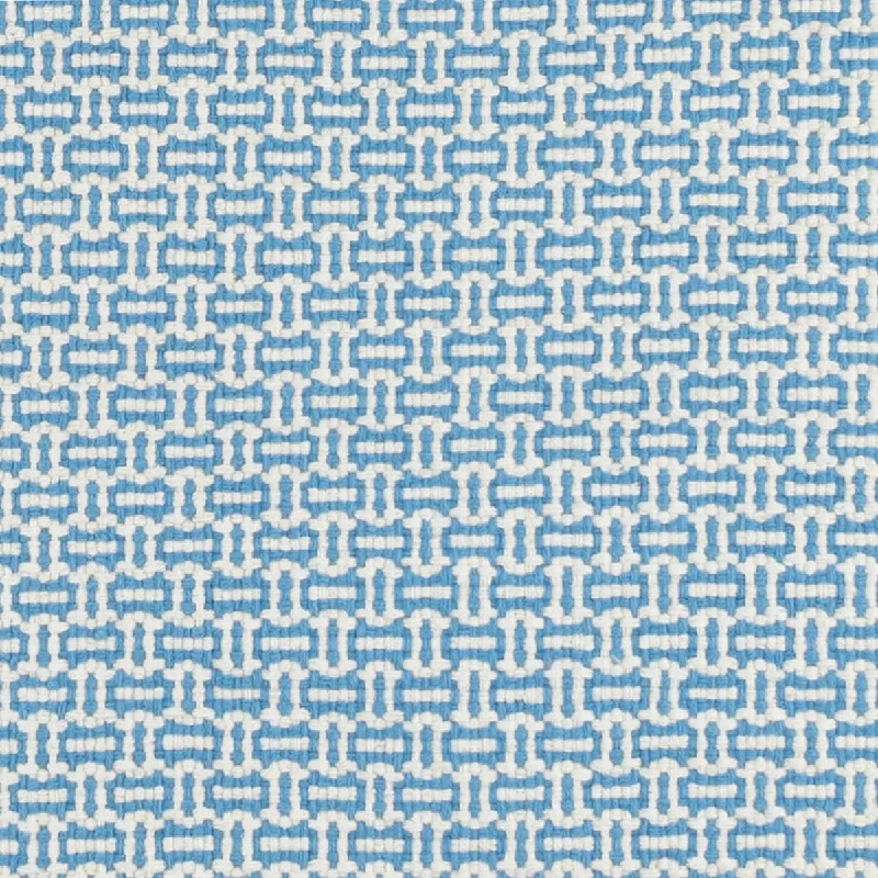 modern minimalist carpet for contemporary homes-Miss Muffet French Blue Handwoven Cotton Rug Swatch