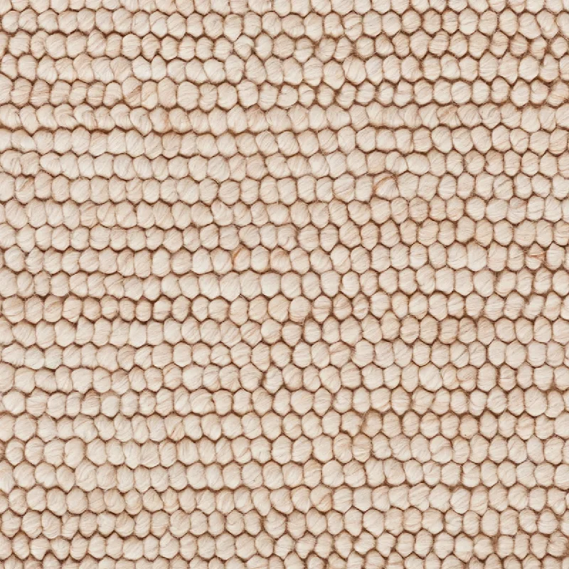 textured carpet for contemporary home-Niels Latte Handwoven Wool/Viscose Rug Swatch