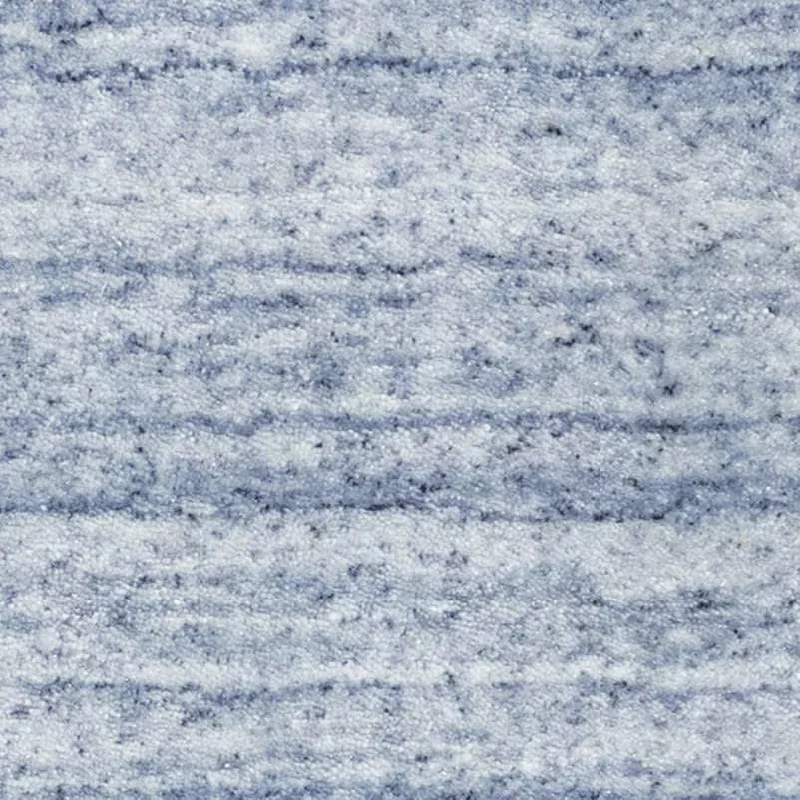 carpet for office with high foot traffic-Nordic Blue Hand Loom Knotted Performance Rug Swatch