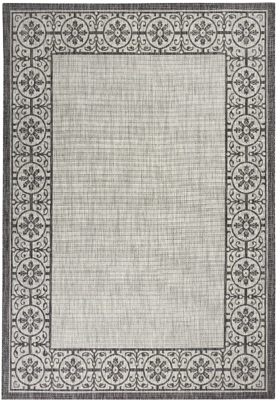 contemporary carpet for stylish homes-Nourison Country Side CTR03 Ivory/Charcoal Area Rug