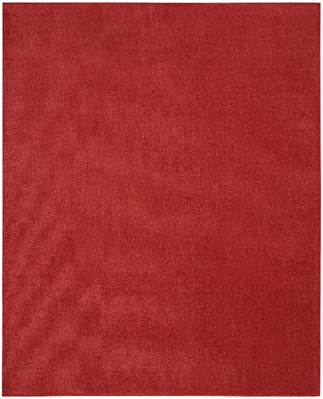 customizable area carpet for office-Nourison Nourison Essentials NRE01 Brick Red Area Rug