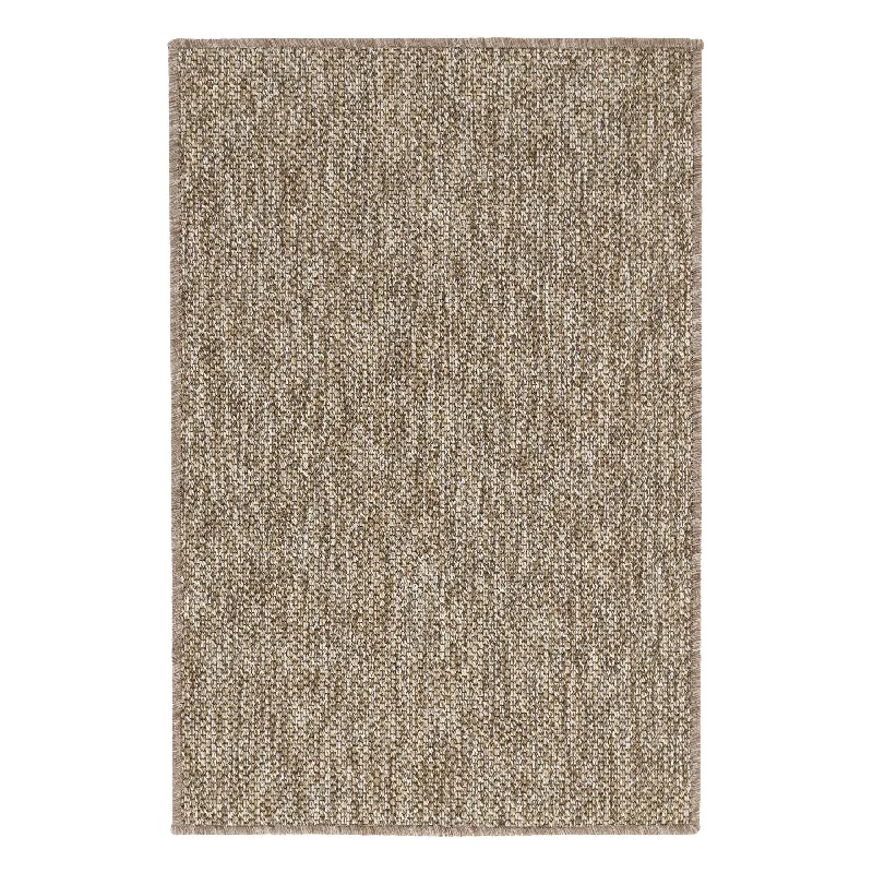 stylish wool carpet for office spaces-Pioneer Charcoal Woven Indoor/Outdoor Custom Rug