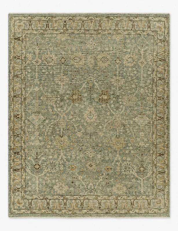 soft plush carpet for children’s room-Quintero Hand-Knotted Wool Rug