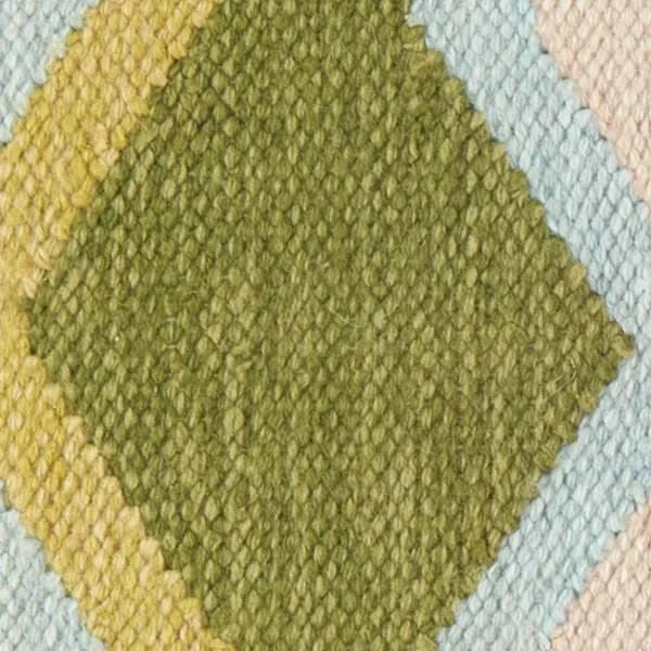 synthetic carpet for easy cleaning-Safety Net Green Handwoven Indoor/Outdoor Rug Swatch