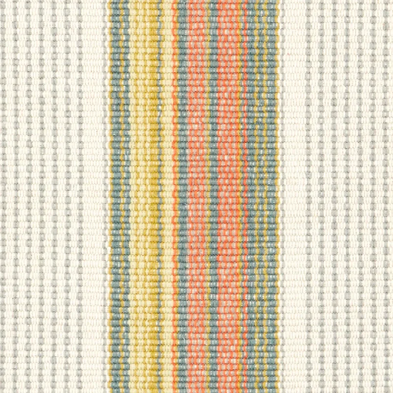 elegant carpet for upscale homes-Sloane Stripe Sprout Handwoven Cotton Rug Swatch