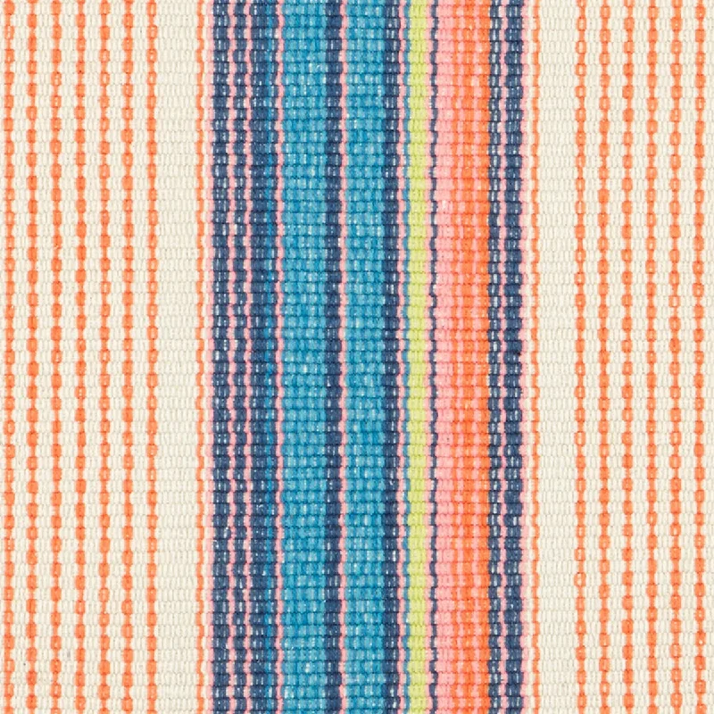 carpet for business offices with style-Sloane Stripe Sunset Handwoven Cotton Rug Swatch