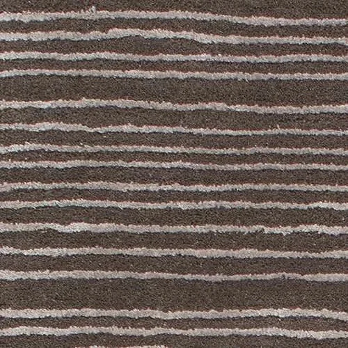 carpet tiles for commercial use-Striae Grey Hand Tufted Wool Rug Swatch