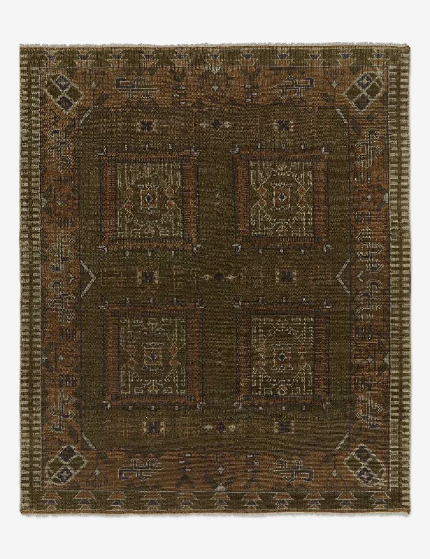 plush shag carpets for cozy rooms-Tahj Hand-Knotted Wool Rug