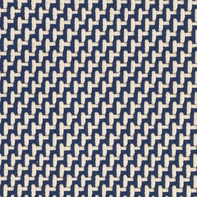 custom-sized carpets for upscale rooms-Two-Tone Rope Navy/Ivory Handwoven Indoor/Outdoor Rug Swatch